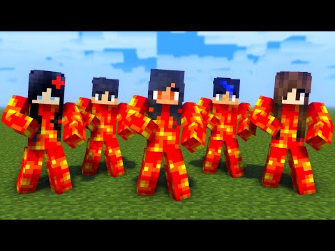 MONSTER SCHOOL : FIRE APHMAU AND FRIENDS DANCE JOANA MEME - MINECRAFT ANIMATION