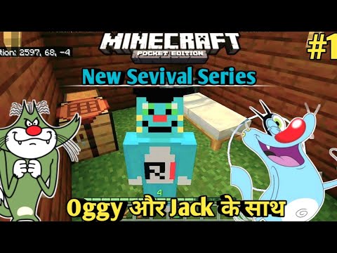 INSANE Survival Series with Oggy?! | Minecraft PE Hindi gameplay