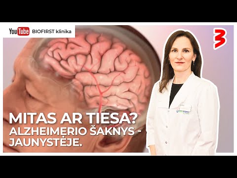 Alzheimerio šaknys - jaunystėje: MITAS ar TIESA? | Gyd. neurologė, dr. Greta Pšemeneckienė