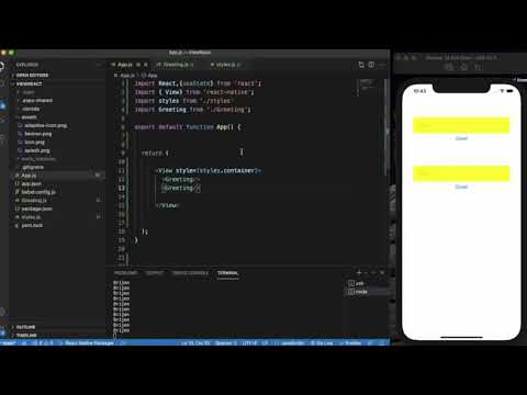 React Native Tutorial 21 Custom Component in React Native