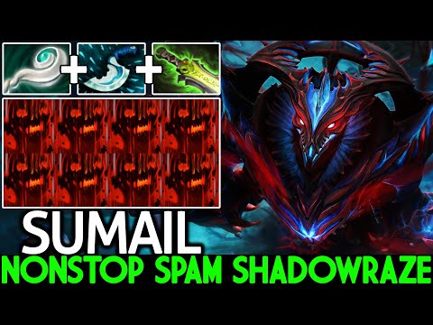 SUMAIL [Shadow Fiend] Nonstop Spam Raze Delete Enemy Mid 7.26 Dota 2
