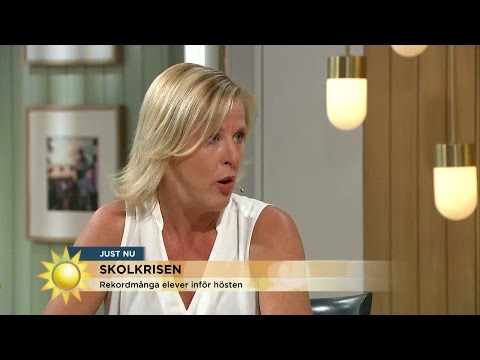 Lärarnas Riksförbund om skolkrisen:"Det är jätteilla" - Nyhetsmorgon (TV4)
