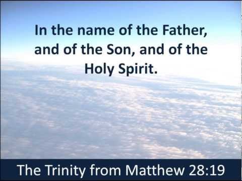 In the Name of the Father, Son and Holy Spirit - Trinity