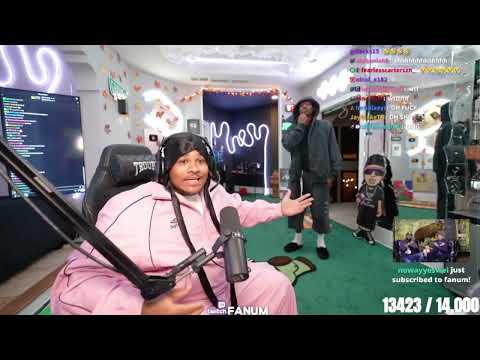 (CLOVER HOUSE IS OVER) DUKE DENNIS pulls up to FANUM about RAKAI 😤🤣