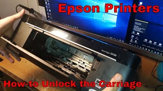 How-to Unlock The Carriage in Epson Printers