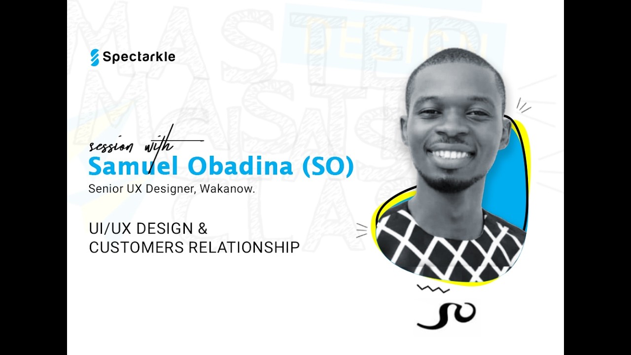 Design Master Class with Samuel Obadina