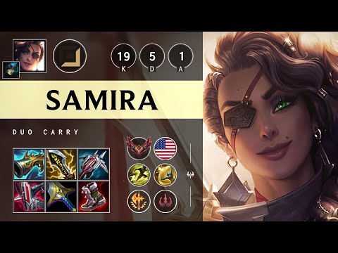 Samira ADC vs Jhin - NA Grandmaster Patch 25.07