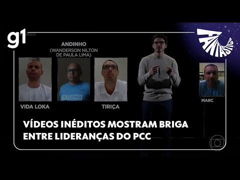 Fantástico: vídeos inéditos mostram briga entre lideranças do PCC