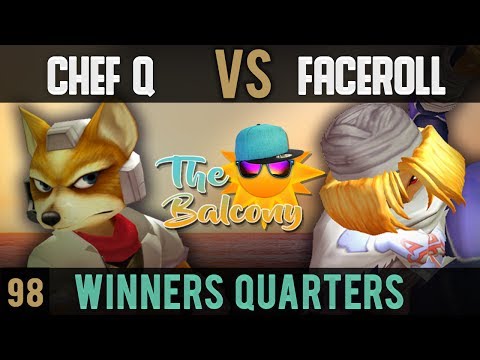 Melee @ the Balcony 99 - Winners Quarters ft. Captain Faceroll (Sheik) VS Chef Q (Fox)
