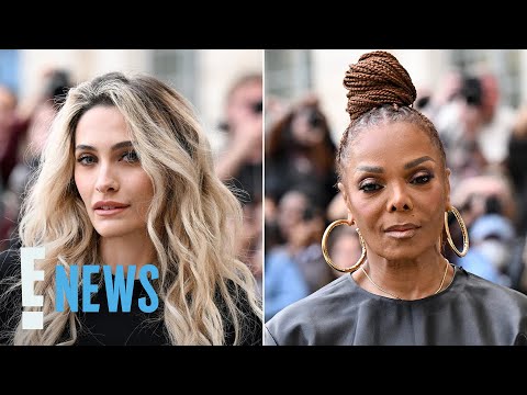 See Janet Jackson's Sweet Moment With Niece Paris Jackson at Paris Fashion Week | E! News
