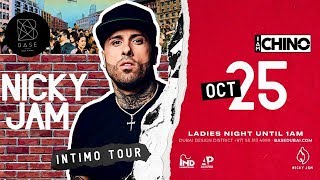 Nicky Jam X BASE Dubai  Live Performance  1019
