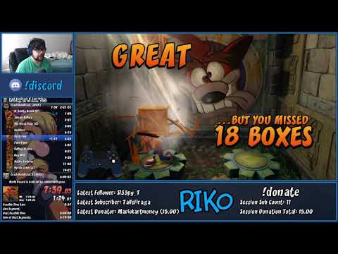Crash N. Sane Trilogy Speedrun - Trilogy (315%) in 6:43:10 & Bonus: Stormy Relic + Arctic Antics Mod