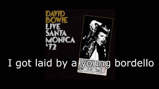 The Width of a Circle (Live Santa Monica &#39;72) | David Bowie + Lyrics