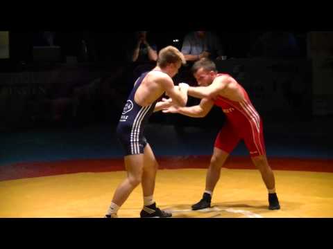 Ringen 2. BL Aue - Lübtheen davis borsos - andrej ginc 61 kg GR