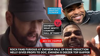 Rock Fans MAD at Eminem!? Eminem is AGAIN Deezer’s Top Rapper, Method Mad S/O to Eminem, Nelly, DOC