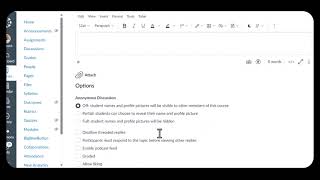 How to Create a Discussion Forum in Canvas LMS