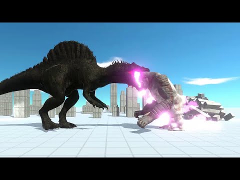 Godzilla (Spinozilla) VS Every Unit (Mutant Primates) - Animal Revolt Battle Simulator