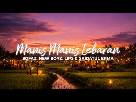 Sofaz, New Boyz, Lips & Saidatul Erma - Manis Manis Lebaran (Official Lyrics Video)