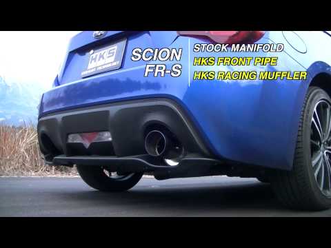 SCION FR-S HKS Hi-Power Single Racing Version EXHAUST SOUND