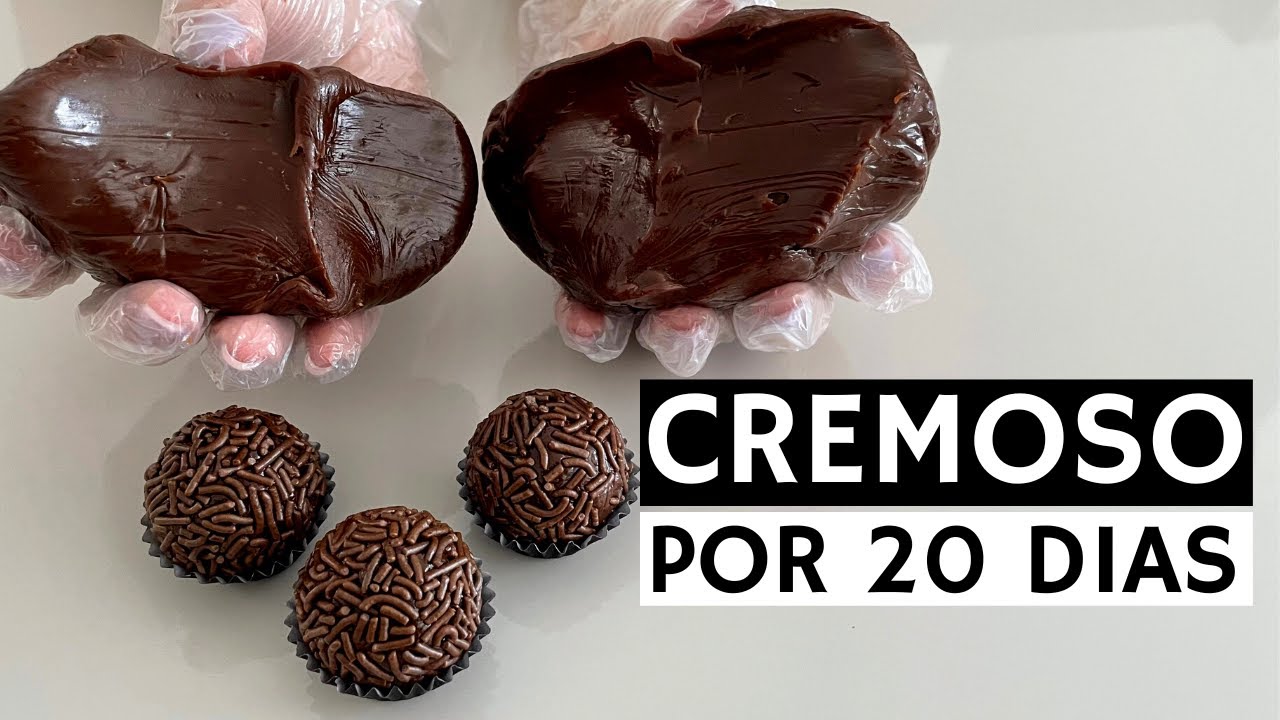 BRIGADEIRO COM 2 CREMES DE LEITE | CREMOSO POR MUITO TEMPO