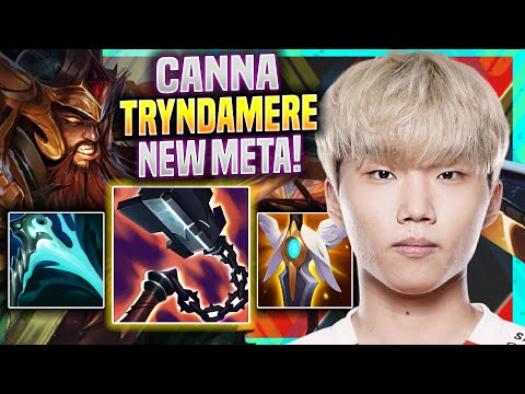 CANNA TRAINING NEW PICK TRYNDAMERE TOP FOR WORLDS? - T1 Canna Plays Tryndamere Top vs Irelia!
