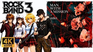RockBand 3 [4K] 絆ノ奇跡 by MAN WITH A MISSION × milet
