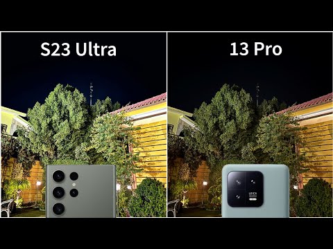 Samsung Galaxy S23 Ultra vs Xiaomi 13 Pro Night Mode Camera Test Comparison