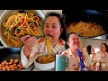 ONE POT PASTA CHEESY SAUSAGE RECIPE COOKING EATING MUKBANG 먹방 EATING SHOW ITALIAN ICE DESSERT
