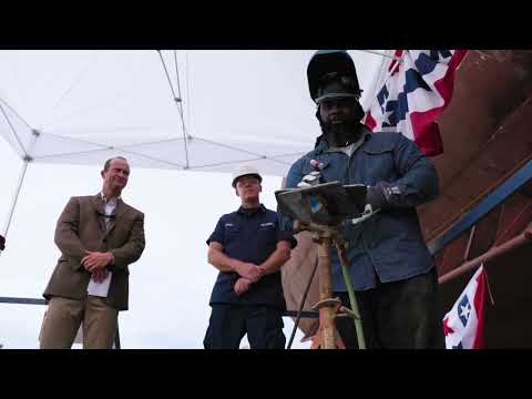 Keel Laying Ceremony for the USCG’s Offshore Patrol Cutter (OPC) INGHAM (WMSM-917) – July 15, 2022