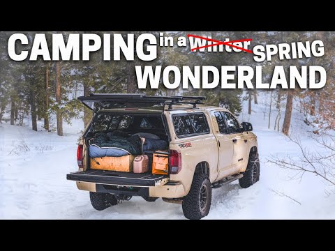 Spring Cold Weather Camping? || Philly Cheesesteaks in the Mountains