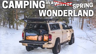 Spring Cold Weather Camping? || Philly Cheesesteaks in the Mountains