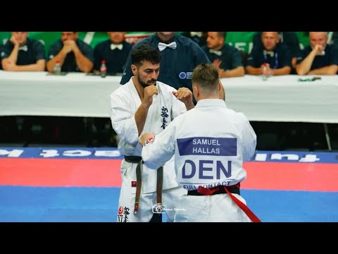 EFKO -80Kg Samuel Hallas (Den) vs Salahat Hasanov (Aze) Antwerpen Belgium