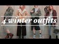 冬コーデ 冬の4スタイル 4 Winter Outfits Yurika