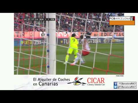T14/15 J11 Liga BBVA: UD Almería 1-2 FC Barcelona (RAC1)