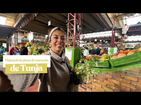 Visitando la plaza de mercado de Tunja 