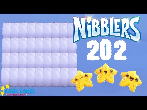 Nibblers - 3 Stars Walkthrough Level 202
