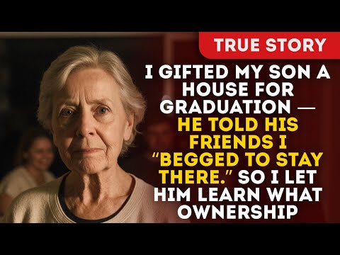 I Gifted My Son A House For Graduation — He Told His Friends I “Begged To Stay There.” So I Let Him