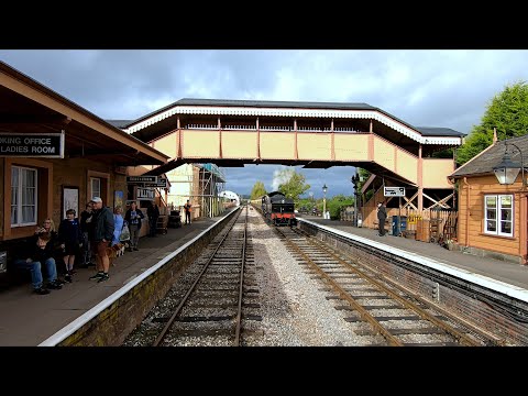 DRIVER'S EYE VIEW - West Somerset Railway - Bishops Lydeard to Dunster.