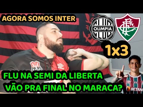 REACT MELHORES MOMENTOS OLÍMPIA 1X3 FLUMINENSE - FLUMINENSE VAI SE APROXIMANDO DA FINAL NO MARACA