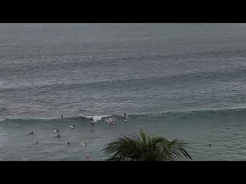 Surfers in Playa Carrizalillo,  Puerto Escondido.  9 Jun