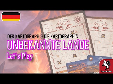 DER KARTOGRAPH: UNBEKANNTE LANDE |DE| Let's Play | Nebblis | Pegasus Spiele