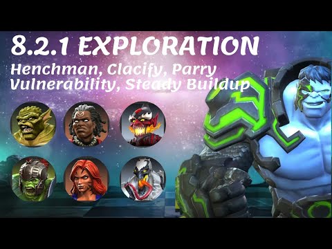 Act 8.2.1 | Henchman, Clacify, Parry Vulnerability & Steady Build Up | #mcoc