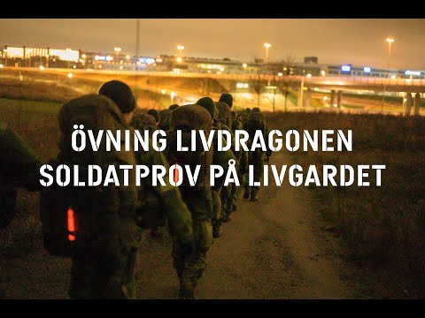 Övning Livdragonen – Soldatprov på Livgardet