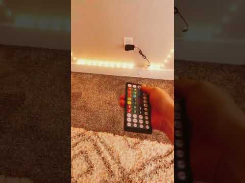Led light strip installment #ledlights #ledlight #installation