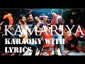 Kamariya Karaoke With Lyrics  STREE  Nora Fatehi  Rajkummar Rao  Aastha Gill, Divya Kumar