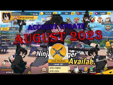 Account Re-Evaluation August 2023 - OPM:The Strongest GLOBAL  -  SONIC 5 STAR