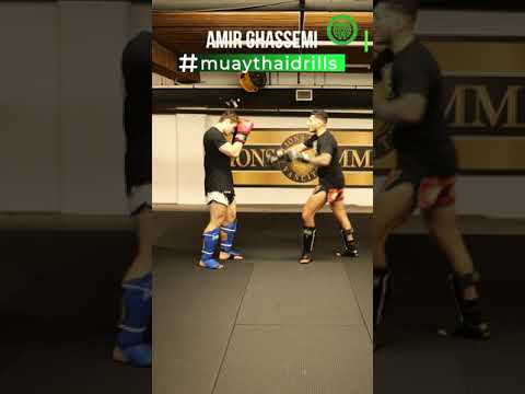 Muay Thai Sparring – Setting up the Power Back Kick