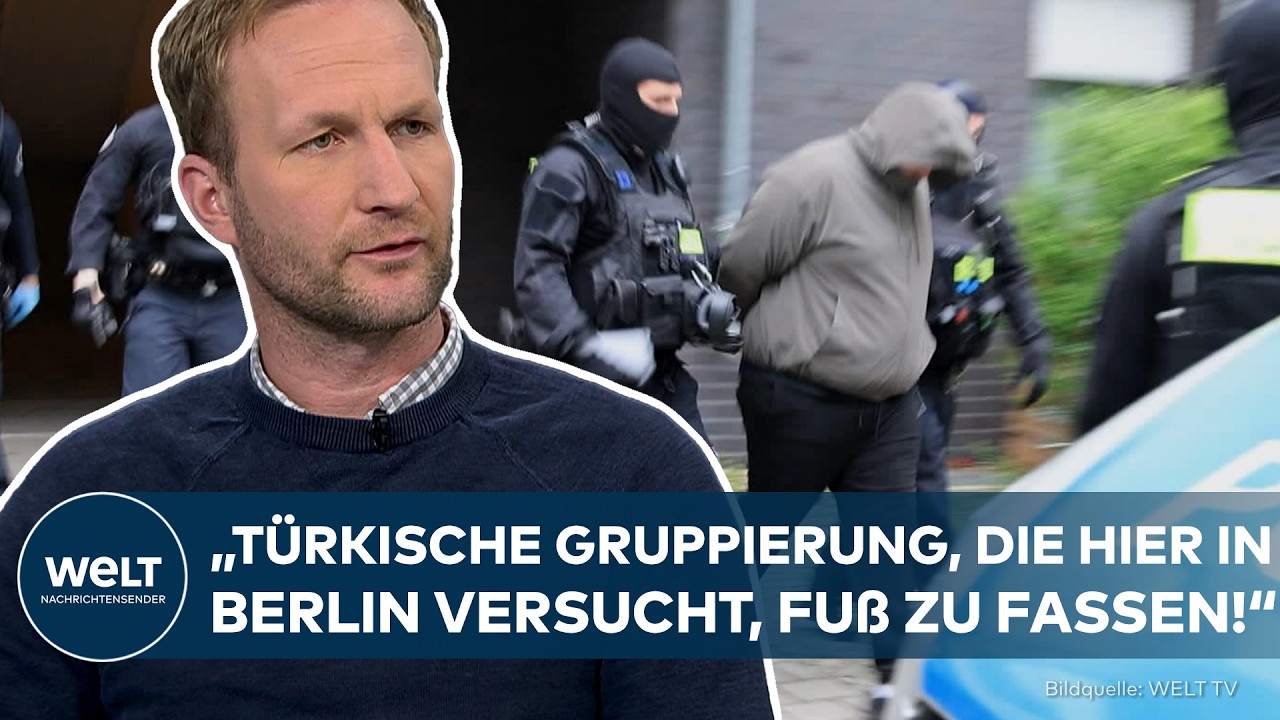 BERLIN: Razzia gegen Schusswaffenkriminalität! „Türkische Gruppierung, die versucht, Fuß zu fassen“