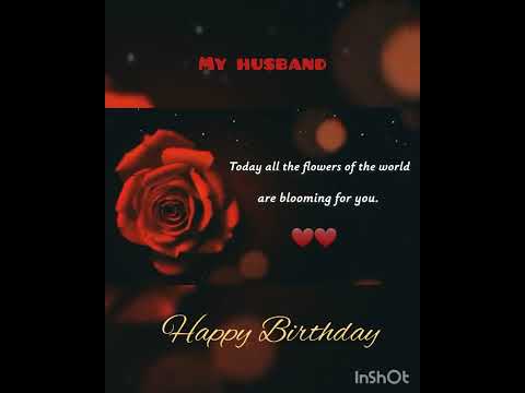 happy birthday my husband | birthday status | wishes and greetings
