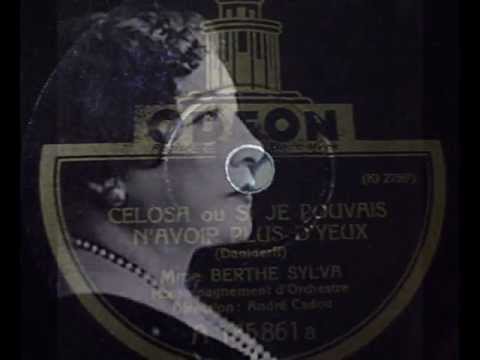 French tango: Berthe Sylva - Celosa, 1929